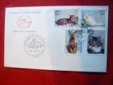 Plic FDC -Fauna - Pisici -1993 Italia