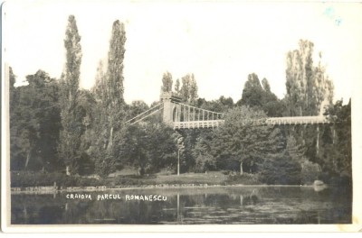 CP Z495 - CRAIOVA PARCUL ROMANESCU - CIRCULATA 20 OCTOMBRIE 1936 foto