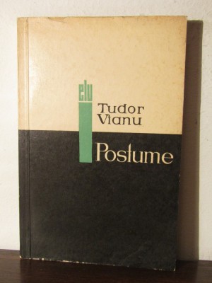 TUDOR VIANU -POSTUME foto