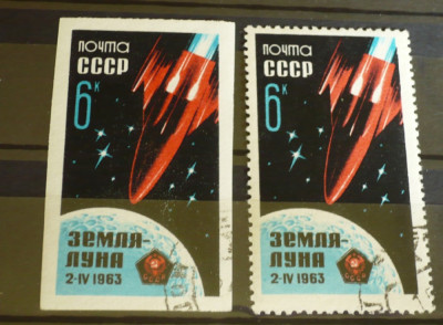 RUSIA 1963 - COSMOS, serie stampilata, K127 foto