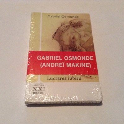GABRIEL OSMONDE LUCRAREA IUBIRII ,RF1 foto