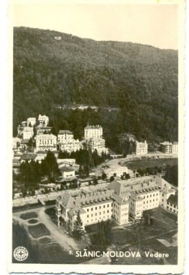 CP Z529 -SLANIC-MOLDOVA VEDERE -SCRISA LA 11 SEPTEMBRIE 1940, DAR NECIRCULATA foto