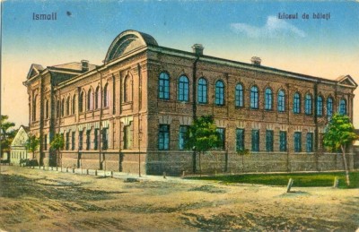 CP Z514 -ISMAIL - LICEUL DE BAIETI -CIRCULATA 13 IULIE 1931- CIRCULATA LA BRAILA foto