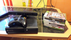 Vand XBOX 360 +kinect +1 controller + 6 jocuri foto