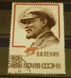 RUSIA 1963 &ndash; ANIVERSARE LENIN, serie stampilata, K127