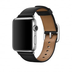 Curea smartwatch Apple Watch 42mm Band Black Classic Buckle foto