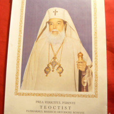 Fotografia Patriarhului Teoctist , color ,Dim.= 16x22,5 cm