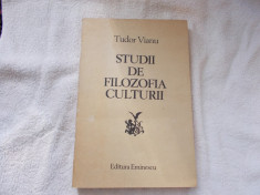 Tudor Vianu - Studii de filozofia culturii foto