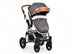 Carucior 2In1 Copii 0-36Luni Cangaroo Luxor Grey foto