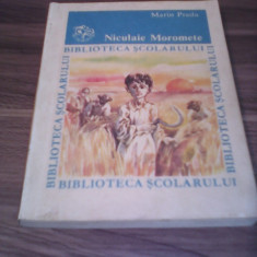 MARIN PREDA-NICULAIE MOROMETE COLECTIA BIBLIOTECA SCOLARULUI 1983