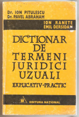 Dictionar de termeni juridici uzuali explicativ-practic foto