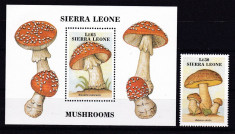 Sierra Leone 1988 ciuperci MI bl.75 MNH w46 foto