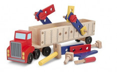 Banc De Lucru Mobil Camion Cu Unelte Melissa And Doug foto