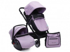 Carucior 2in1 Copii 0-36 Luni Cangaroo Rachel Purple foto