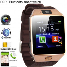 Ceas SmartWatch,Telefon SIM GSM HeartBeeps DZ09, Android,!FULL Gold(Edition),Nou foto