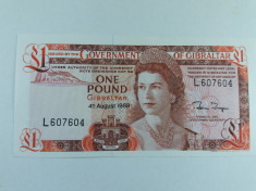 Gibraltar 1 pound 1988 foto