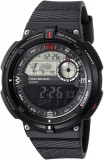 Casio SGW-600H-1BCF Twin Sensor ceas barbati nou 100% original. Livrare rapida., Electronic, Inox, Sport