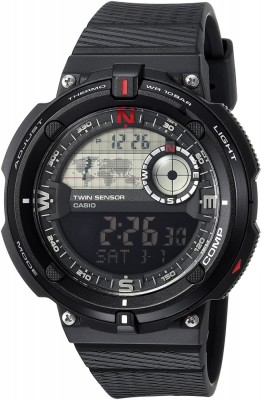 Casio SGW-600H-1BCF Twin Sensor ceas barbati nou 100% original. Livrare rapida. foto
