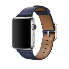 Curea smartwatch Apple Watch 42mm Band Midnight Blue Classic Buckle foto