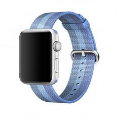 Curea smartwatch Apple Watch 42mm Band Tahoe Blue Woven Nylon foto