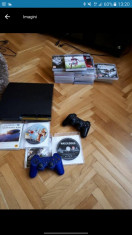 Ps3, 500gb, 2 controlere, 22 jocuri (titluri mari ) foto