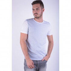 Tricou Barbati Jack&amp;amp;Jones Jjcogrow Tee Ss Crew Neck Slim Fit Alb foto