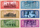 !!! ANGKOR - FANTASY NOTES - LOT COMPLET (6 BUCATI) 2017 - UNC