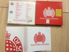 ministry of sound the annual romania 2004 cd disc selectii muzica house trance foto