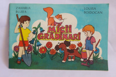 (T) Micii gradinari - Carte de colorat, 1987, Zaharia Buzea, Louisa Boidocan foto