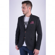 Sacou Barbati Jack&amp;amp;Jones Jprsylvester Blazer Slim Fit Negru foto