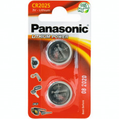 BATERIE LITIU CR2025 PANASONIC 2BUC/SET foto