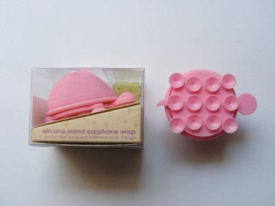 Suport Turtle Stand Silicon pentru Smartphone Roz foto