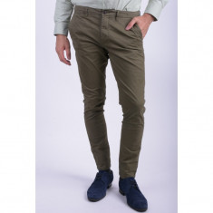 Pantaloni Bumbac Jack&amp;amp;Jones Marco Earl Chino Slim Fit Kaki foto