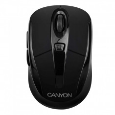 Mouse wireless Canyon CNR-MSOW06B , Fara Fir , Optic , 1600 DPI , Negru foto