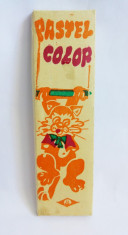 (T) Pastel color - creioane de colorat din 1976, in cutie, perioada comunista foto