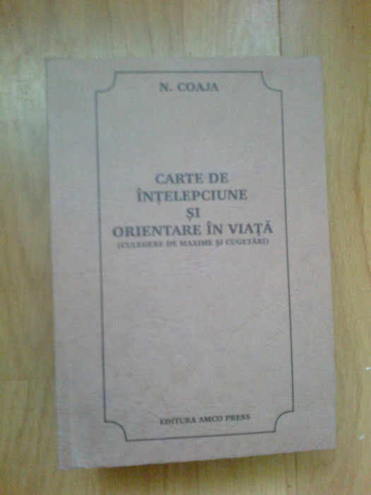 n6 Carte de intelepciune si orientare in viata - N. Coaja