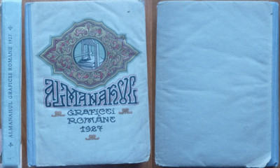 Almanahul graficei romane , 1927 , cu autograf catre Sperantia foto