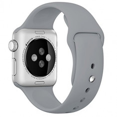 Curea pentru Apple Watch 38 mm Silicon iUni Gray foto