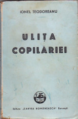 IONEL TEODOREANU - ULITA COPILARIEI ( 1943 ) foto