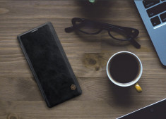 Husa Samsung Galaxy Note 8 Qin Leather Black by Nillkin foto