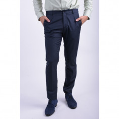 Pantaloni Bumbac Selected Done Mylogan1 Bleumarin foto