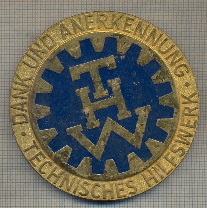 ZET1399 MEDALIE -RECUNOASTERE SI INTERVENTIE LA PROBLEME TEHNICE - GERMANIA