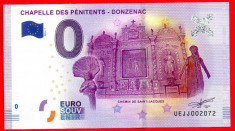 !!! 0 EURO SOUVENIR - DONZENAC , CAPELA PENITENTILOR - NR. 1/2016 - UNC foto