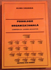 Psihologie Organizationala. Compendiu si lucrari aplicative - Alina Zaharia foto