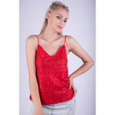 Maieu Only Onlpeeaky Sl Sequins Top High-risk Red foto