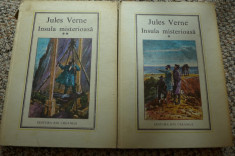 Insula misterioasa de Jules Verne Ed. Ion Creanga 1979 vol. I si II foto