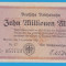 (1) BANCNOTA GERMANIA - REICHSBAHN - 10 MILLIONEN MARK 1923 (2 SEPTEMBRIE 1923)