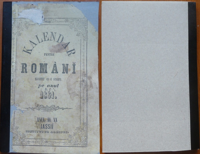 Calendar pe anul 1861 , Iasi , Tipografia Albinei , poezii de Alecsandri