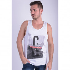 Maieu Jack&amp;amp;Jones Jcokero Sl Tank Top Slim Fit Alb foto