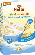 Cereale bebelusi Holle Bio musli multicereale cu fulgi porumb, dupa 10 luni foto